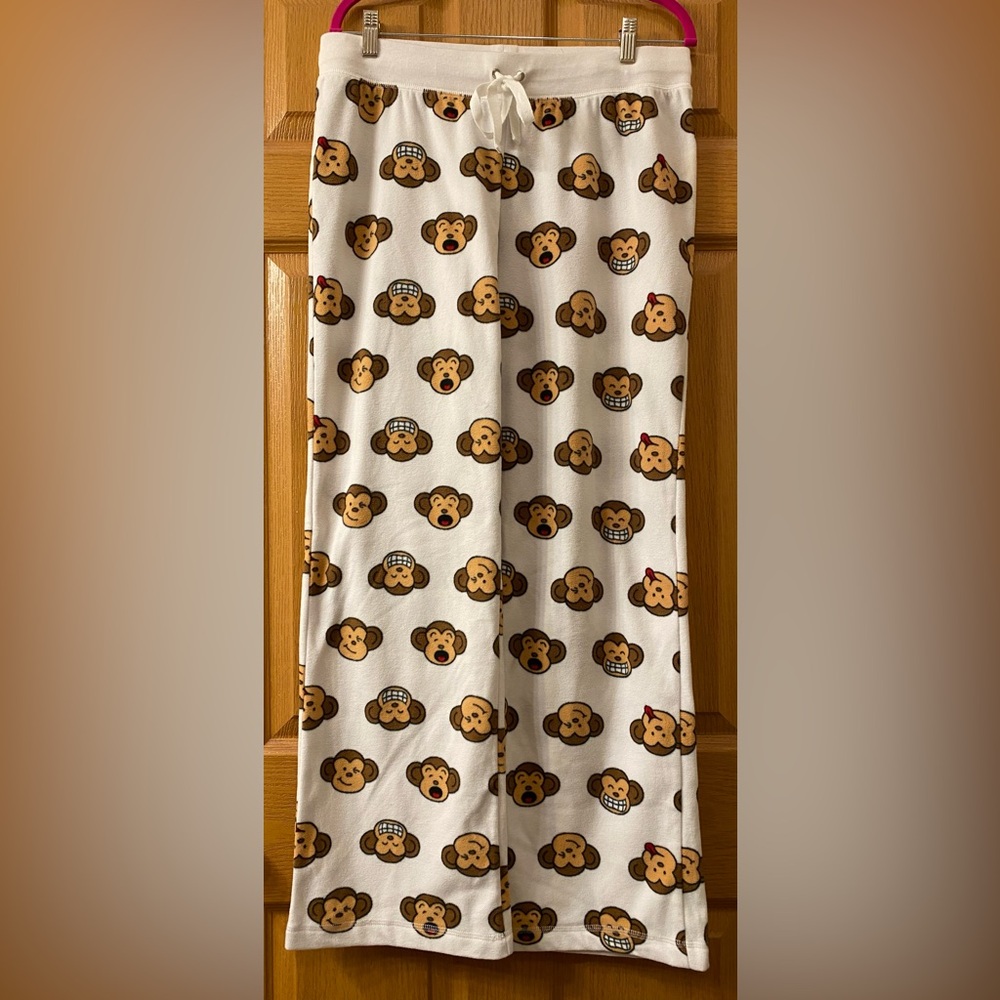 Aeropostale Monkey Top and Bottom Pajamas